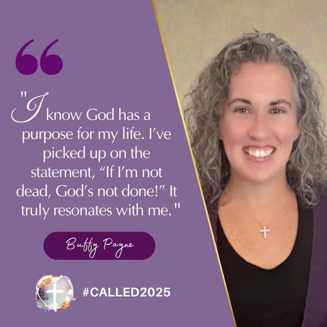 Called quote graphic featuring Buffy Payne